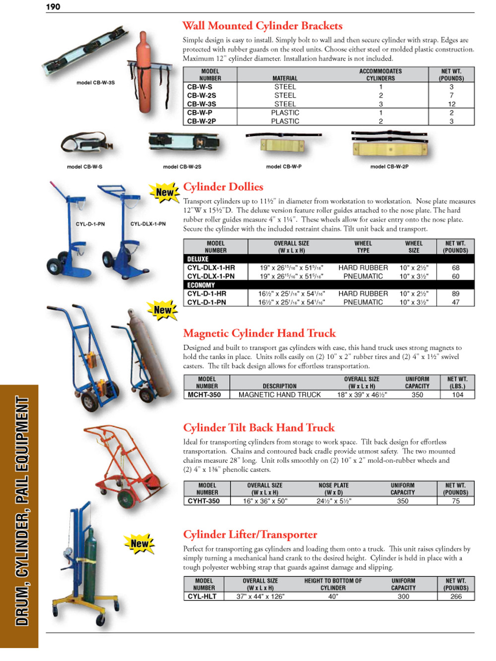 Pail Unit Drums, Cylinders & Pails Equipment Catalogue, Vancouver, BC, Canada