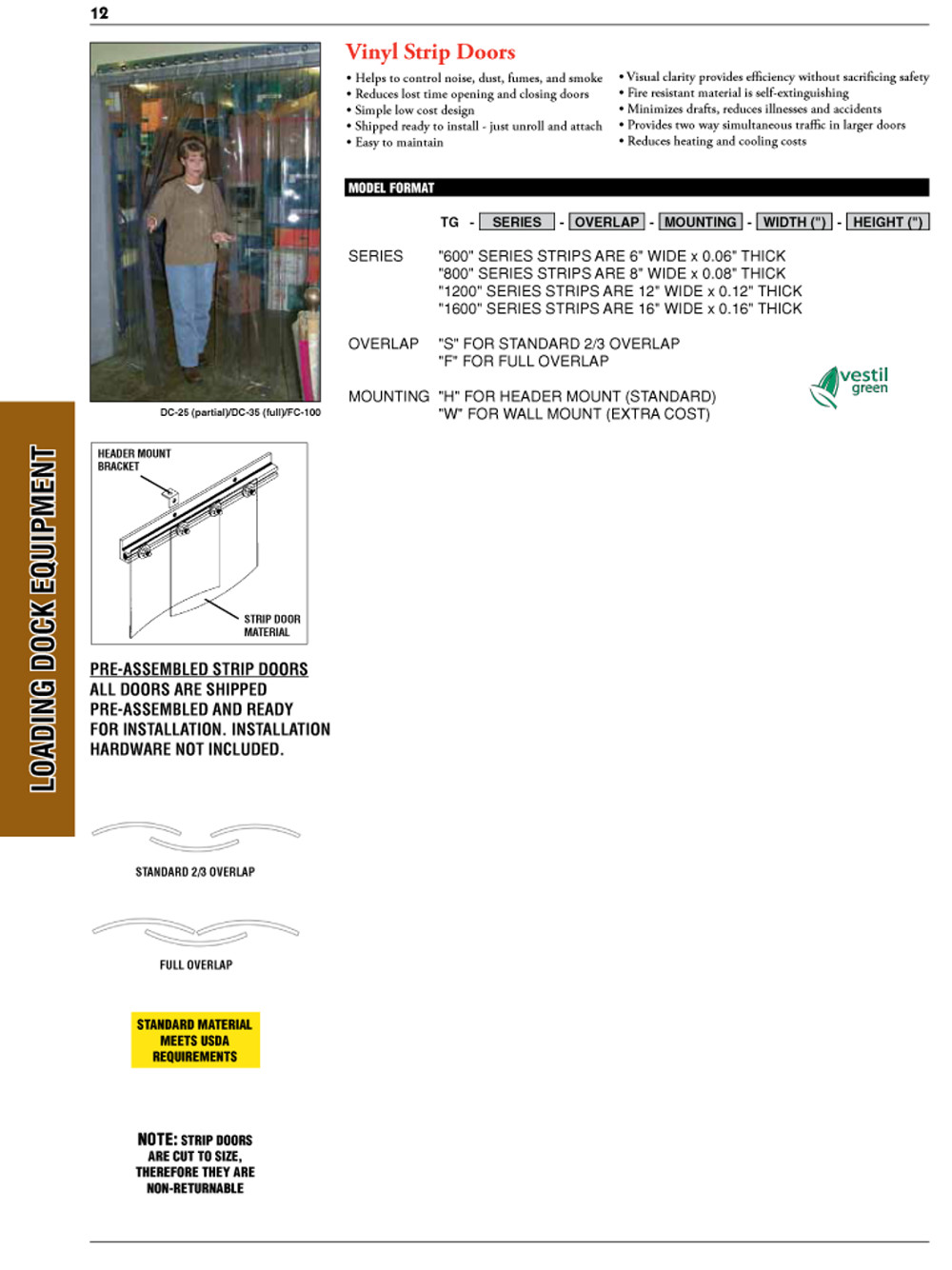 Loading Dock Equipment Catalog Page