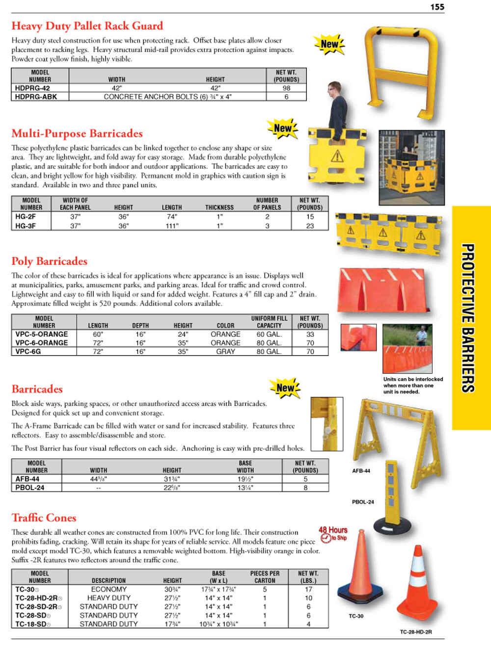 Protective Barriers Equipment Catalogue, Vancouver, BC, Canada