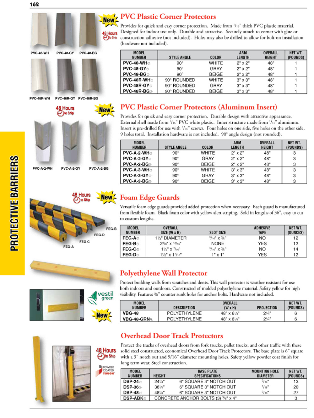 Protective Barriers Equipment Catalogue, Vancouver, BC, Canada