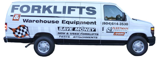 Forklift Parts Van