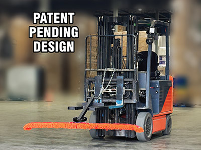 Forklift Dust Mop Attachment