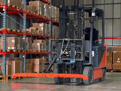 Forklift Dust Mop Attachment