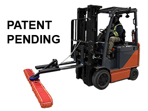 forklift dust mop attachments