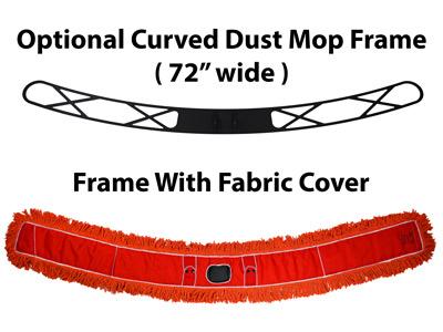 Curved Dust Mop for Forklifts