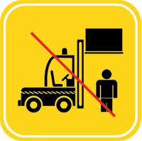 Forklift Safety Sign